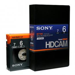 HDCAM用ビデオカセットテープ 6分