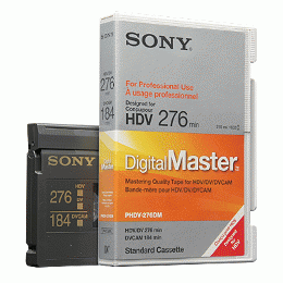 HDV/DVCAM用ビデオカセットテープ 276分