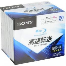 データ用BD-R 6倍速 20枚
