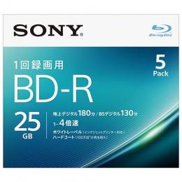 ビデオ用BD-R 4倍速 5枚